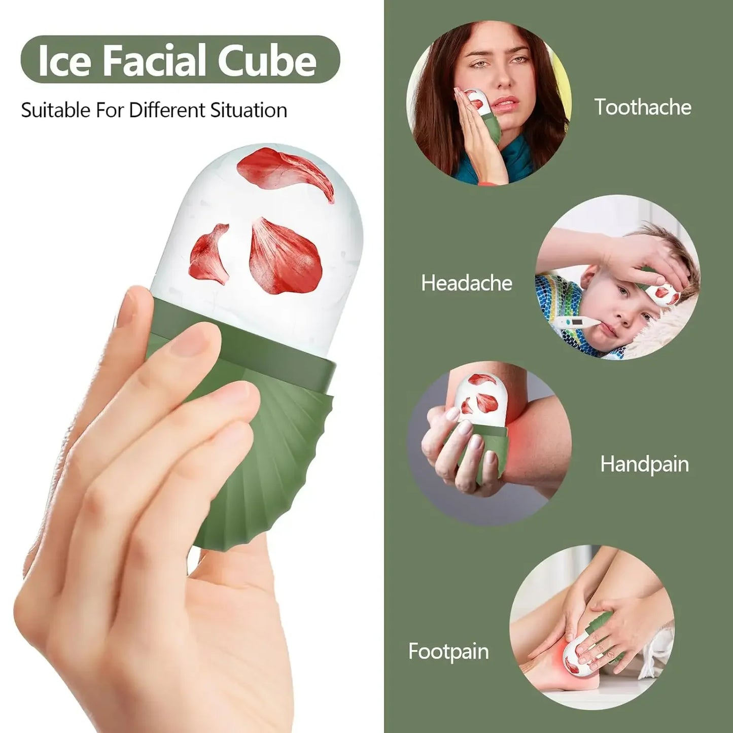 Silicone Ice Face Roller