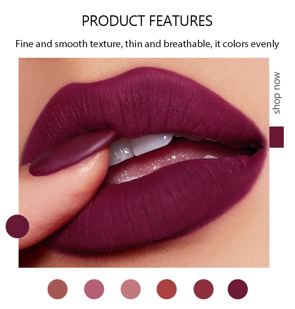 Smooth Matte Lipstick Waterproof