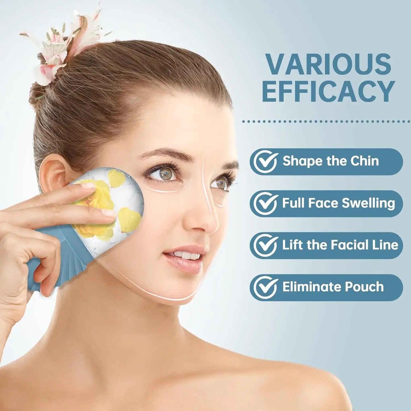 Silicone Ice Face Roller